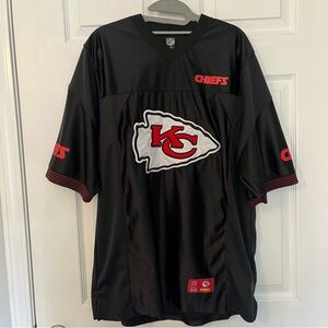Kansas City Chiefs Jersey Official NFL Team Apparel Black and Red